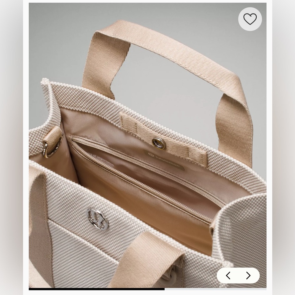 Lululemon Two-Tone Canvas Mini Tote Bag - Picture 5 of 14
